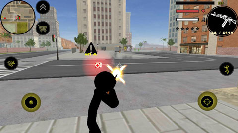 火柴人绳索英雄破解版2025截图