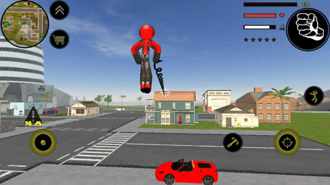 火柴人绳索英雄破解版2025截图