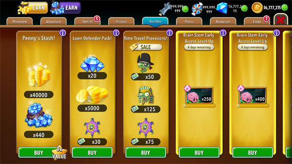 植物大战僵尸2破解版全5阶植物无限钻石 植物大战僵尸2破解版全5阶植物无限钻石