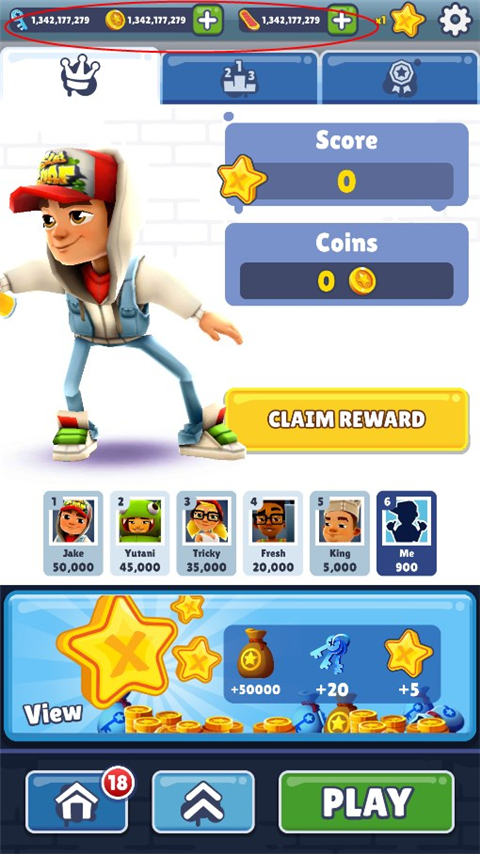 地铁跑酷186个角色全解锁版 地铁跑酷186个角色全解锁版